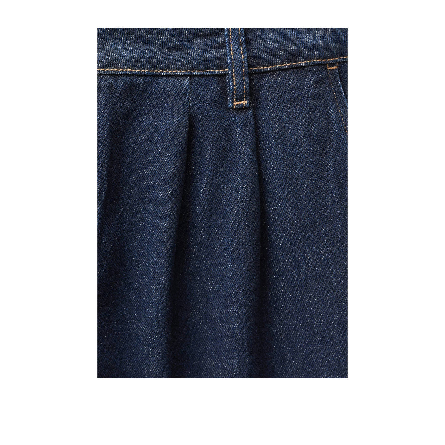 Mango wide leg jeans dark blue denim