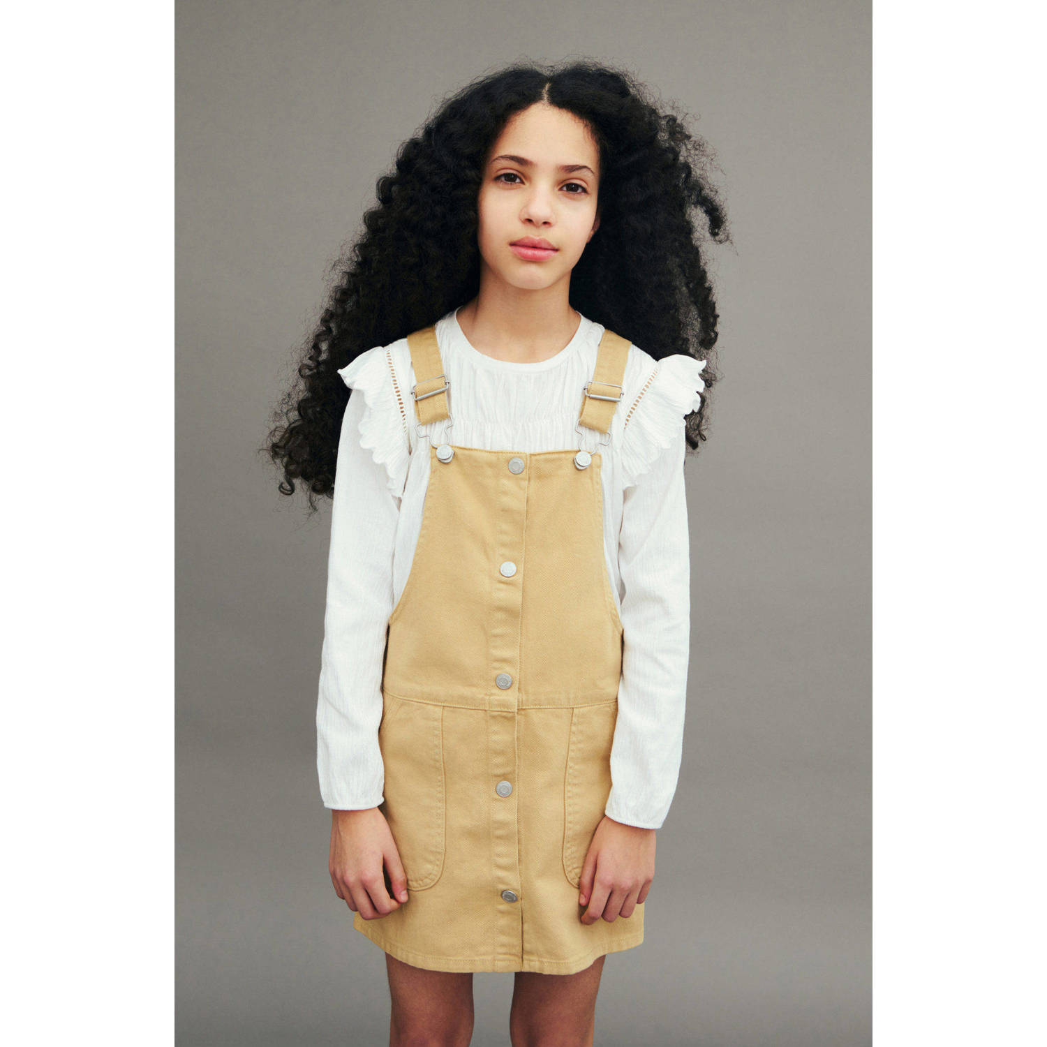 Mango Kids overgooier bruin