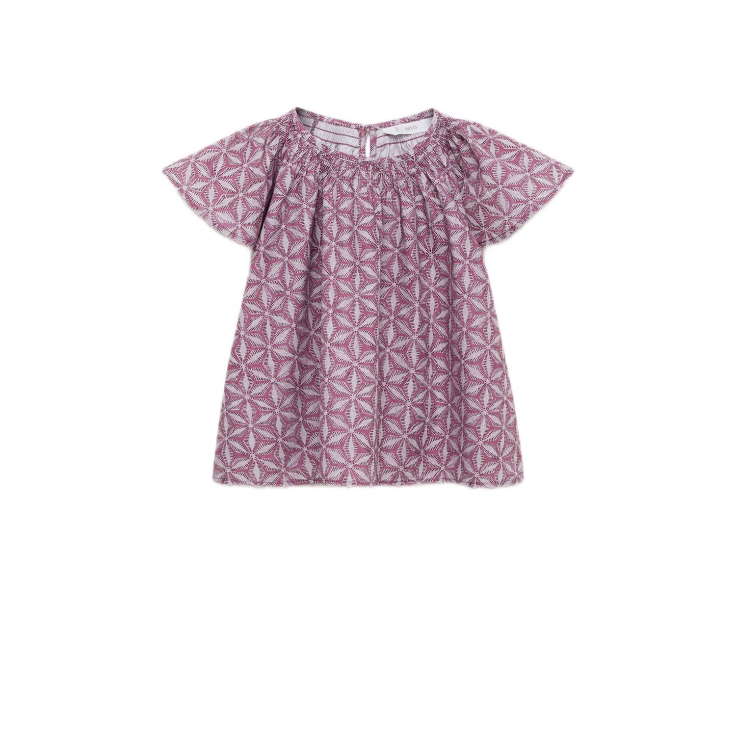 Mango Kids blousetop roze