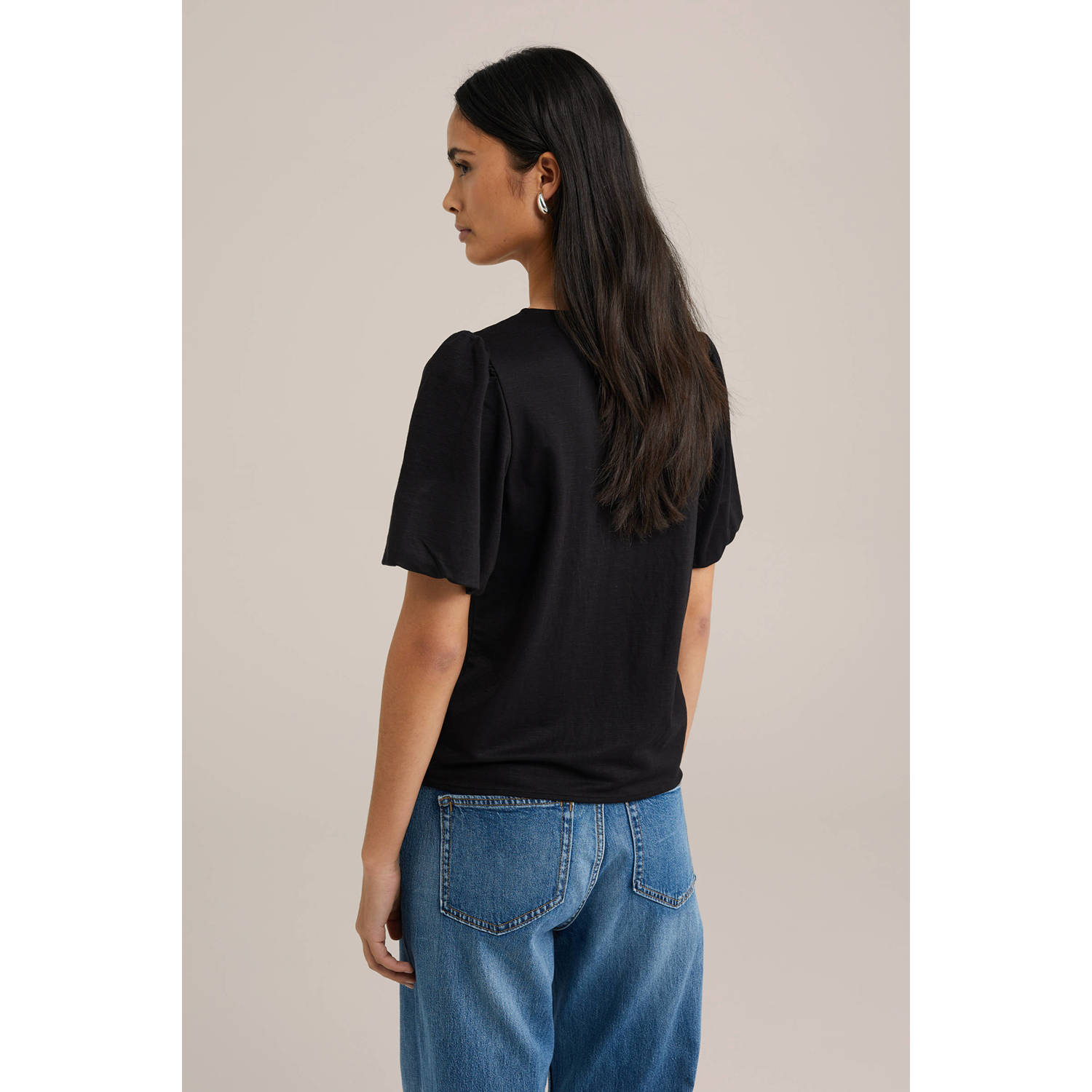 WE Fashion top zwart
