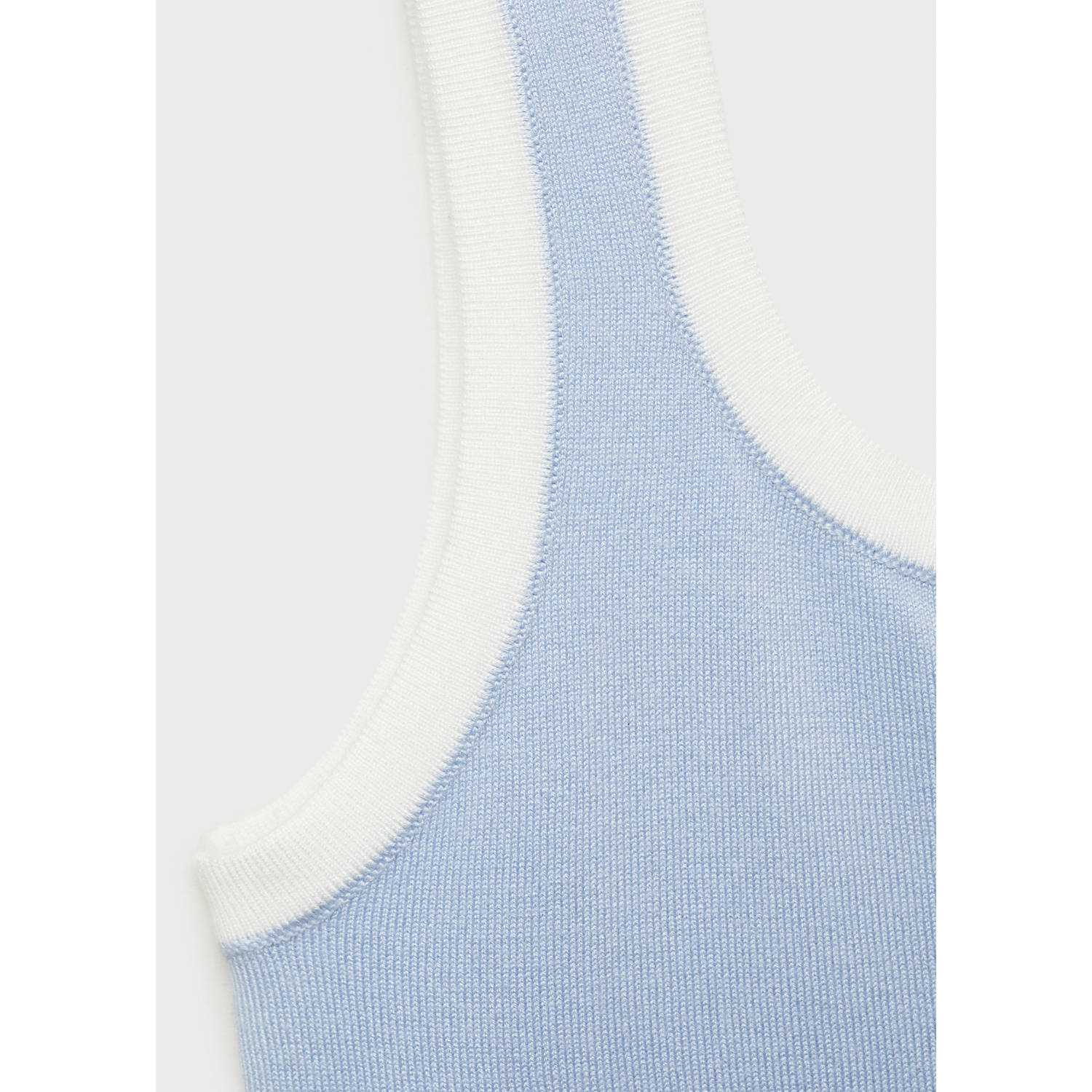 MANGO TEEN mouwloze top lichtblauw