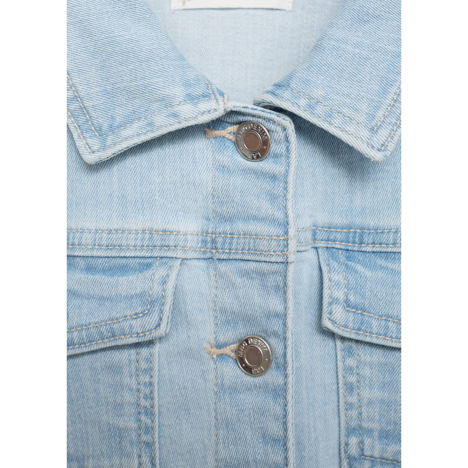 Mango Kids spijkerjas light blue denim