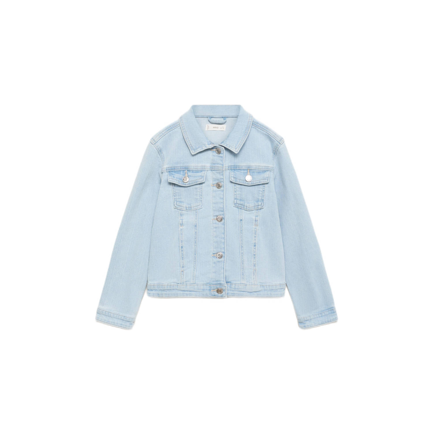 Mango Kids spijkerjas light blue denim