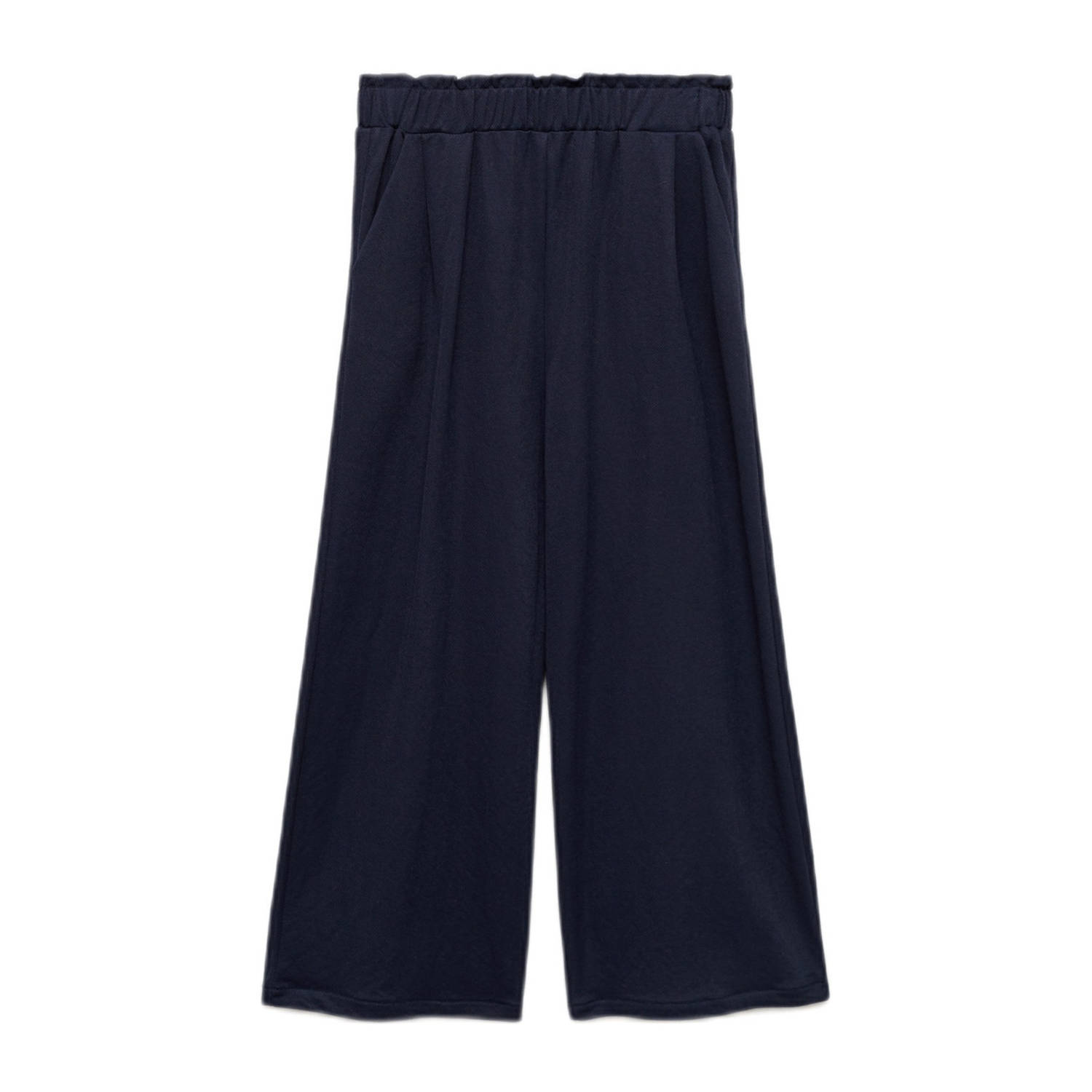 Mango Kids wide leg casual broek marine