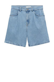 thumbnail: Mango rechtvallend high waist denim short light blue denim