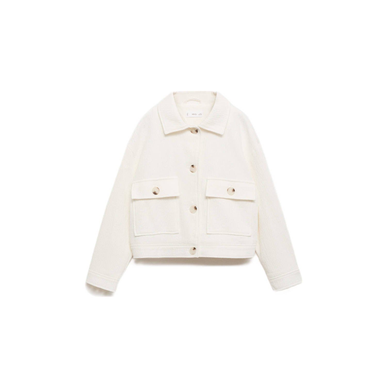 Mango Kids jasje voor binnen ecru