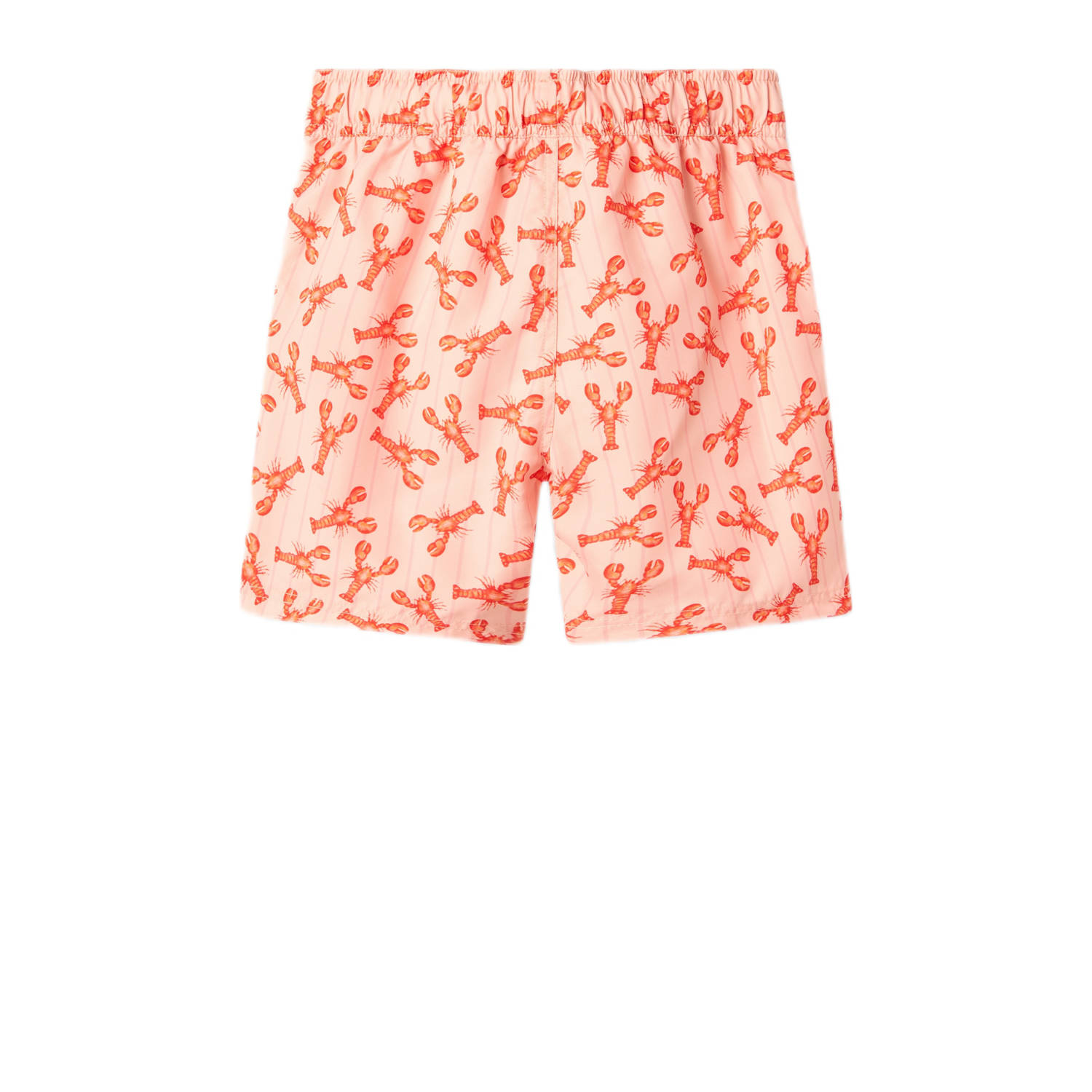 NAME IT KIDS zwemshort koraalroze oranje