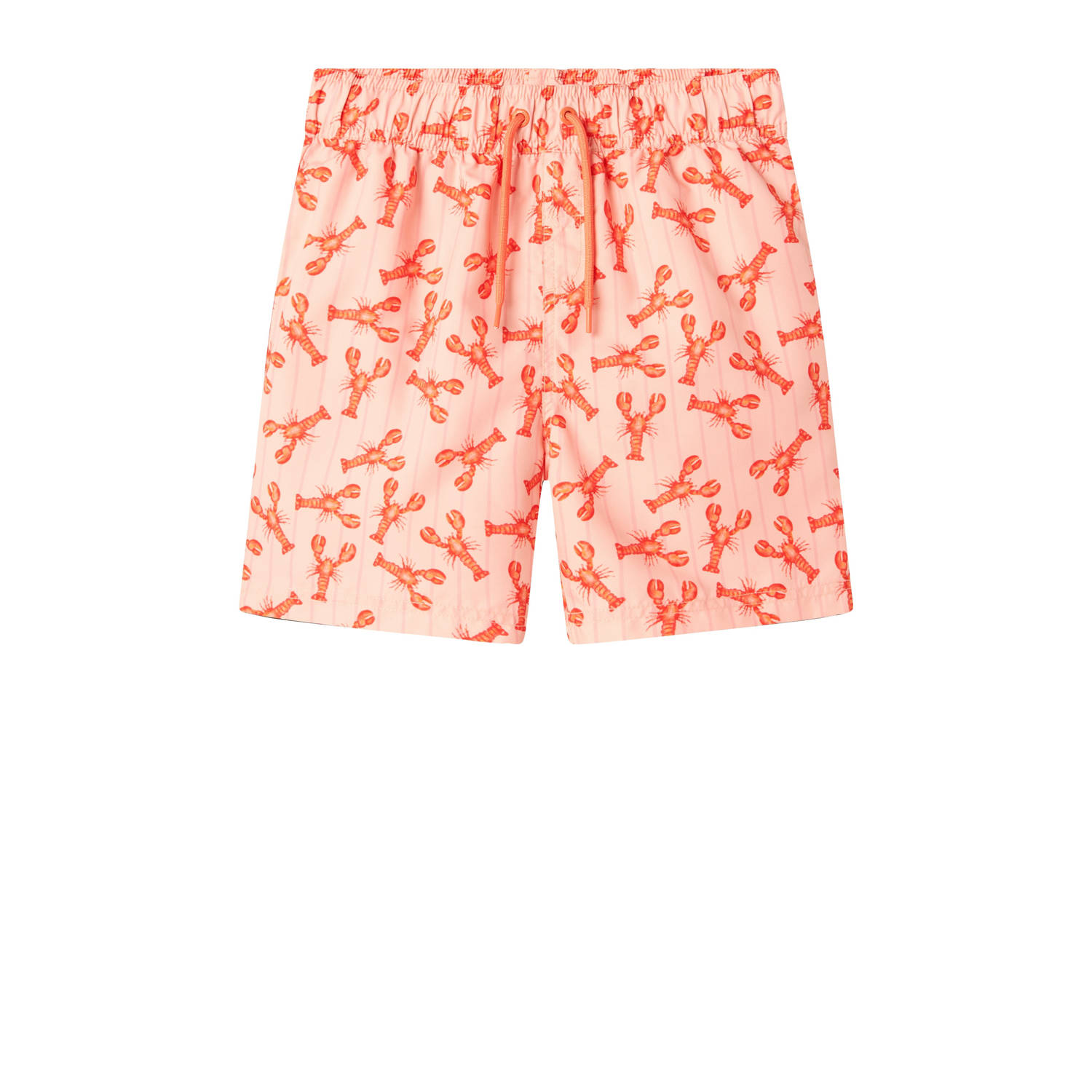 NAME IT KIDS zwemshort koraalroze oranje