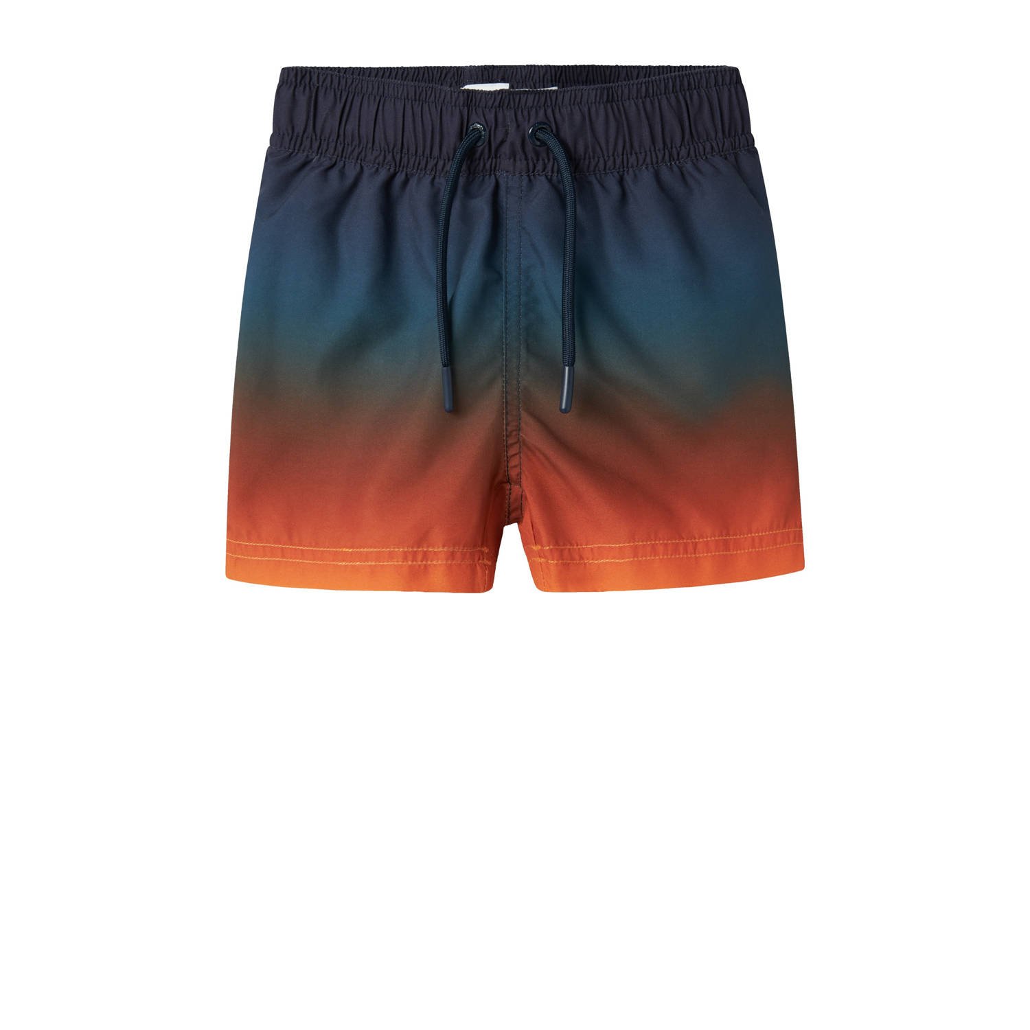 NAME IT MINI zwemshort donkerblauw oranje