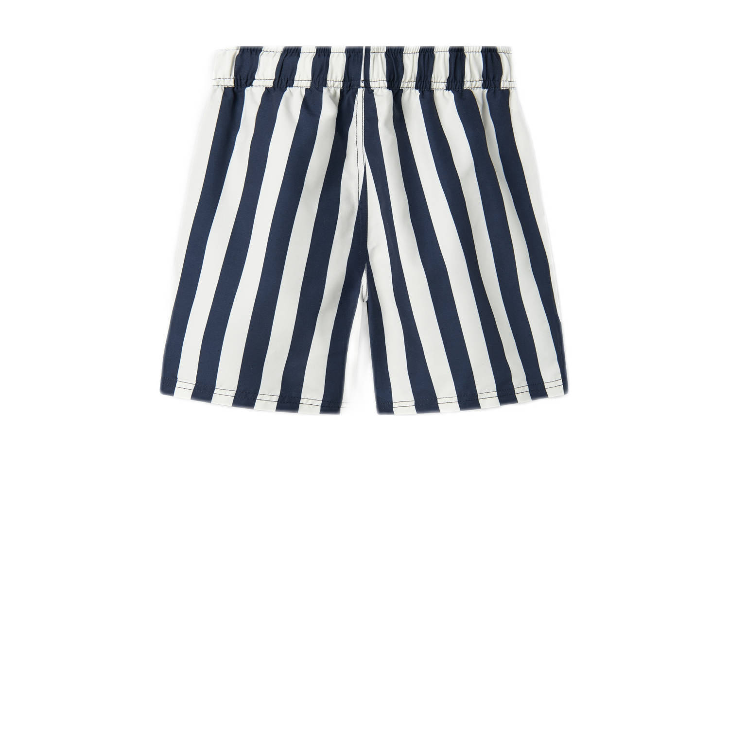 NAME IT KIDS zwemshort donkerblauw wit