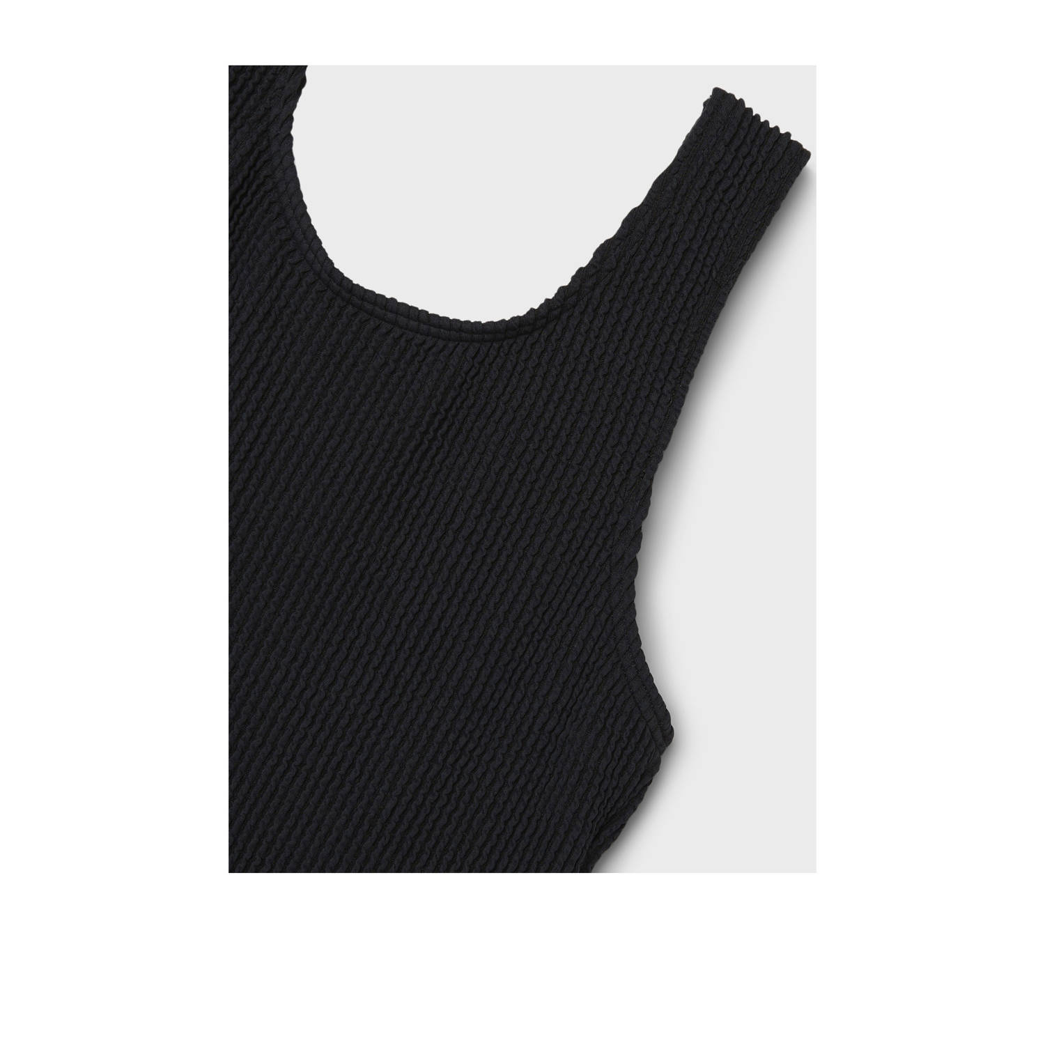 NAME IT KIDS badpak met textuur zwart