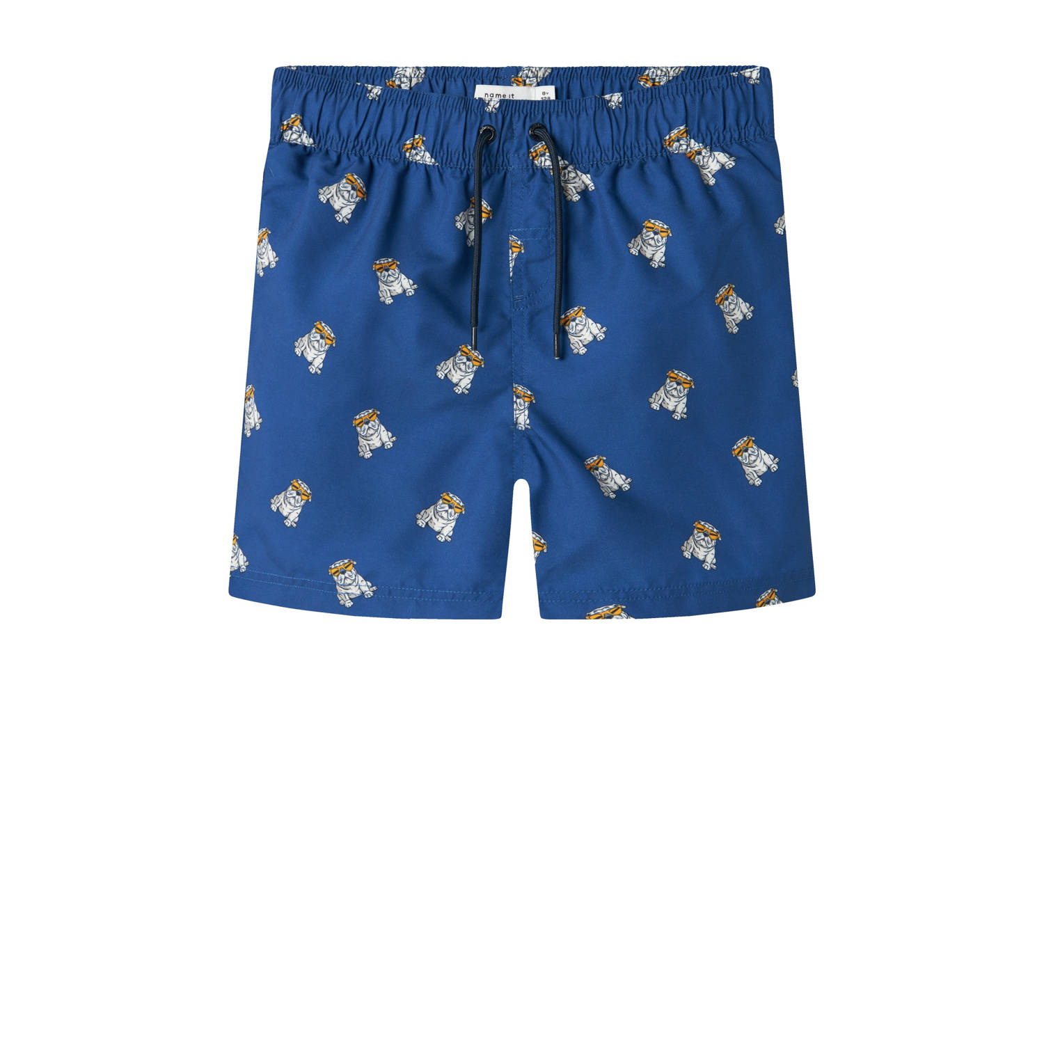 NAME IT KIDS zwemshort blauw wit
