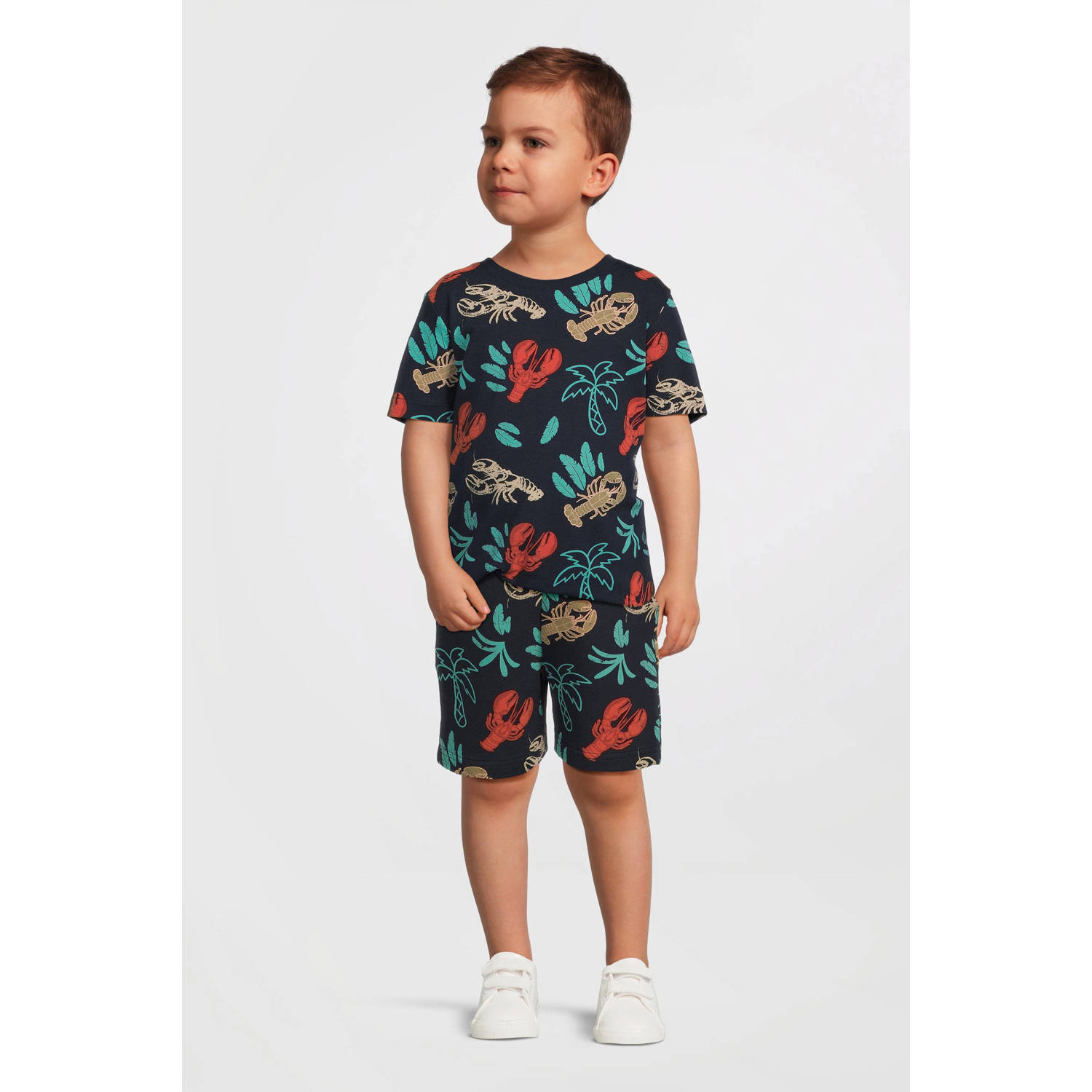 NAME IT MINI sweatshort donkerblauw