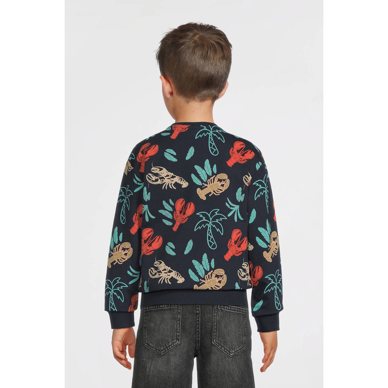 NAME IT MINI sweater donkerblauw