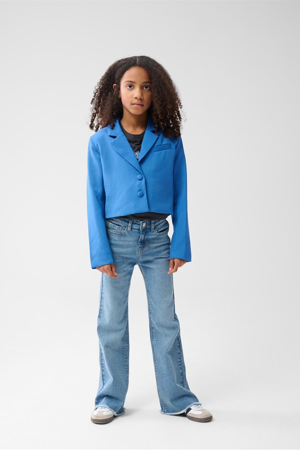 Expresso cropped blazer donkerblauw Expresso cropped blazer donkerblauw