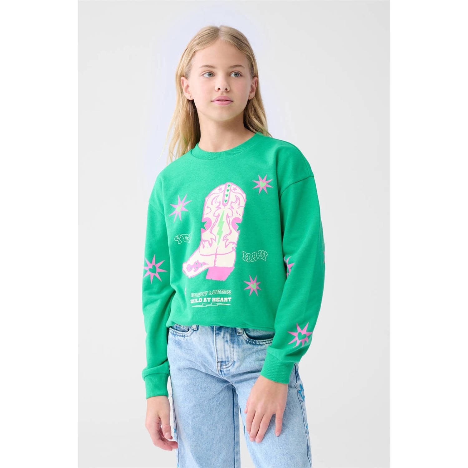 Shoeby sweater groen