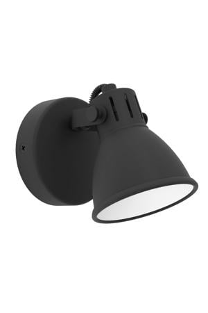 Seras 2 Spot - GU10 - 1 lichts - 10 cm - Zwart