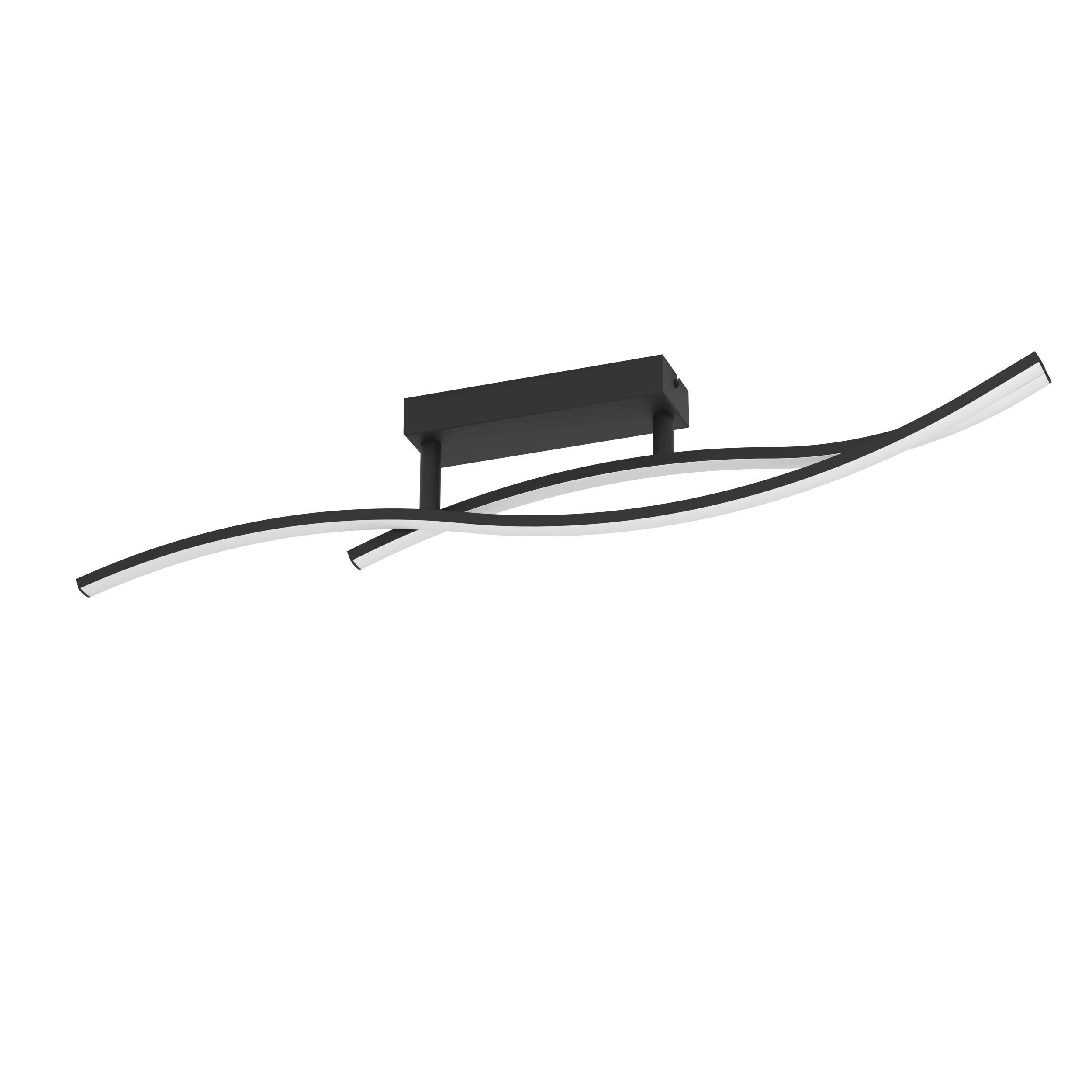 Eglo Grisolia Vloerlamp - LED - 129 cm - Bruin|Wit v