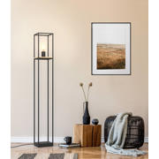 thumbnail: EGLO Libertad Vloerlamp - E27 - 128,5 cm - Zwart/Bruin