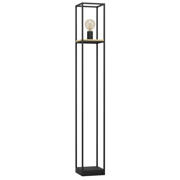 thumbnail: EGLO Libertad Vloerlamp - E27 - 128,5 cm - Zwart/Bruin