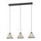 EGLO Oxpark Hanglamp - E27 - 92 cm - Zwart/Wit/Groen - Bamboe