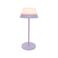 EGLO Meggiano Tafellamp - Aanraakdimmer - Draadloos - 32 cm - Lila|Wit - Instelbaar RGB & wit licht - Oplaadbaar - Buiten en Binnen