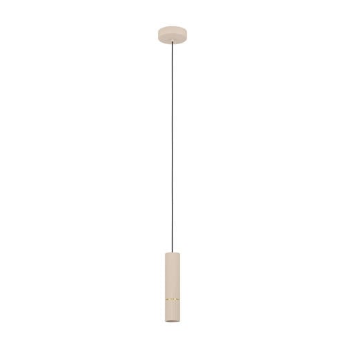 Wehkamp EGLO Caminia Hanglamp - GU10 - Ø 6 cm - Zandkleur/Beige/Goud aanbieding