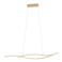 EGLO Grisolia Hanglamp - LED - 140 cm - Bruin/Wit