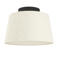 EGLO Febres Plafondlamp - E27 - Textiel - Zwart|Wit