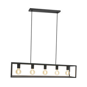 EGLO Eldrick Hanglamp - E27 - 100 cm - Zwart  