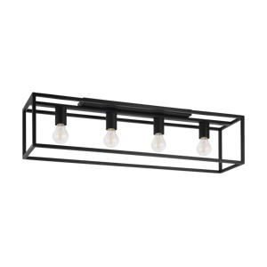 Eldrick Plafondlamp - E27 - 85 cm - Zwart
