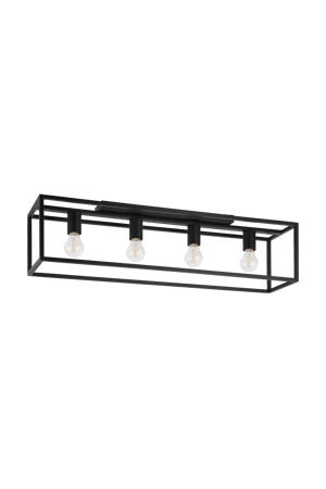 Eldrick Plafondlamp - E27 - 85 cm - Zwart