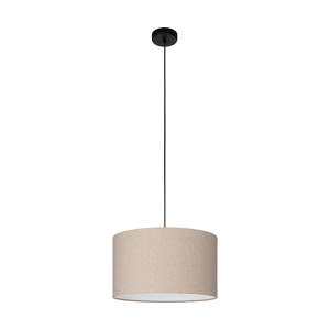 Feniglia Hanglamp - E27 - Ø 38 cm - Beige/Zwart - Linnen