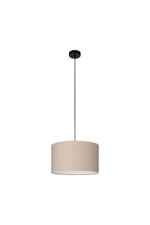Feniglia Hanglamp - E27 - Ø 38 cm - Beige/Zwart - Linnen