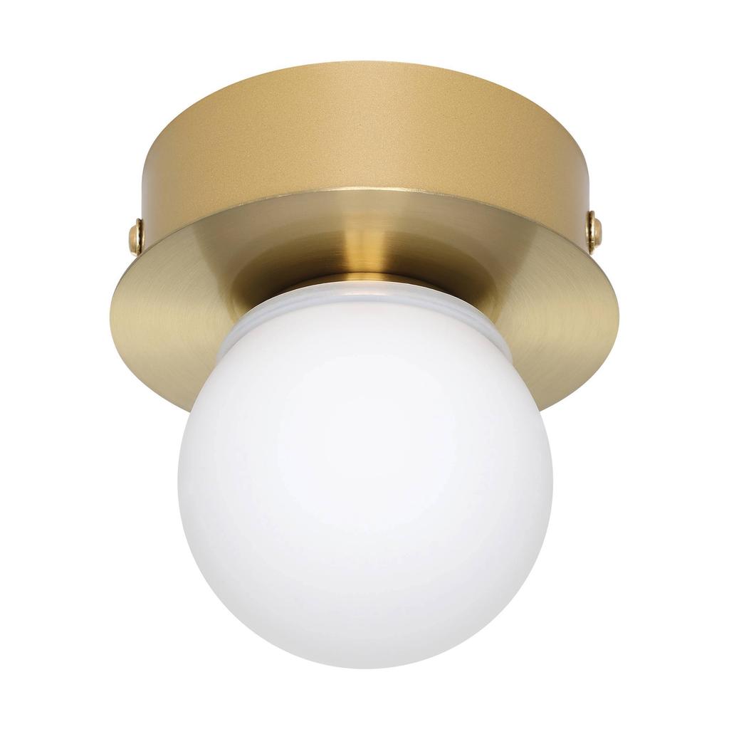 EGLO Mosiano Wandlamp - Plafondlamp - Spiegellamp - Badkamer - LED - Ø 11 cm - Goud|Wit