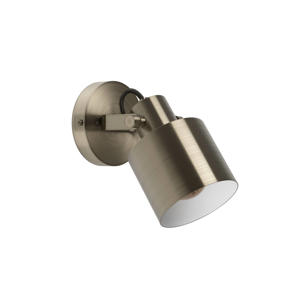 Southery Spot - E27 - 1 lichts - 18.5 cm - Goud/Crème