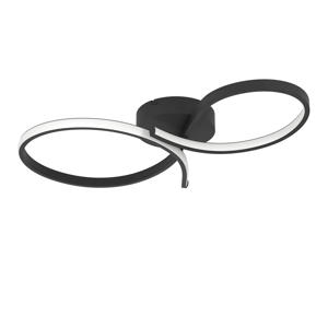Serpins Plafondlamp - LED - 60 cm - Zwart/Wit