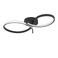 EGLO Serpins Plafondlamp - LED - 60 cm - Zwart|Wit