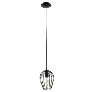 Newtown Hanglamp - E27 - Ø 16 cm - Zwart