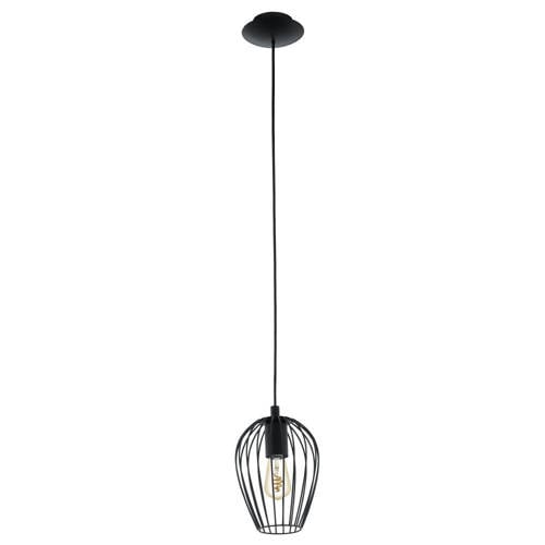 EGLO Newtown Hanglamp - E27 - Ø 16 cm - Zwart afbeelding