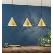 thumbnail: EGLO Narices Hanglamp - E27 - 92 cm - Zwart/Goud