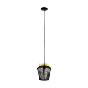 Escandidos Hanglamp - E27 - Ø 22 cm - Zwart/Koper/Goud