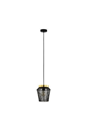 Escandidos Hanglamp - E27 - Ø 22 cm - Zwart/Koper/Goud