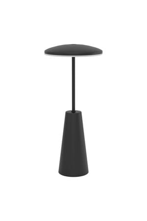 Piccola Tafellamp - Aanraakdimmer - Draadloos - 28 cm - Zwart - Instelbaar wit licht - Oplaadbaar - Buiten en Binnen
