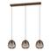 EGLO Espinal Hanglamp - 3xE27 - B 90 cm - Brons - Staal