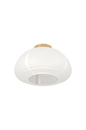 Summerhill Plafondlamp - E27 - Ø 40 cm - Wit/Bruin - Papier
