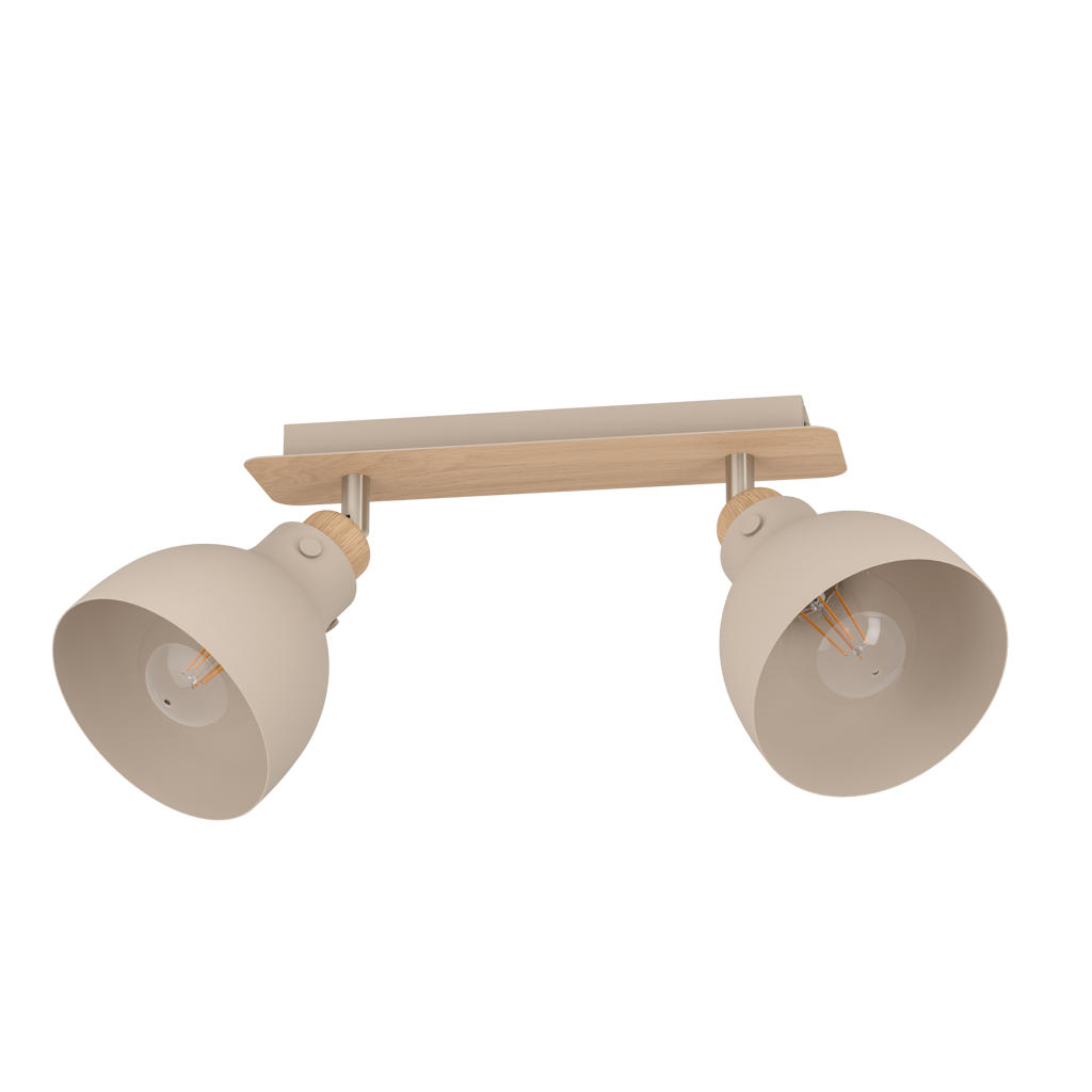 EGLO Arrecife Spot - E27 - 53,1 cm - Bruin|Beige - Staal