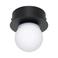 EGLO Mosiano Plafondlamp - Wandlamp - Badkamer - LED - Ø 11 cm - Zwart|Wit