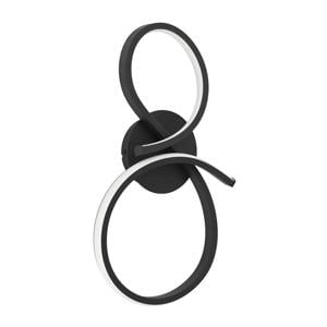 Serpins Wandlamp - LED - 40 cm - Zwart/Wit