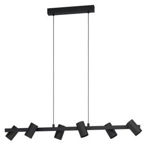 Gatuela 1 Hanglamp - E14 - 116 cm - Zwart
